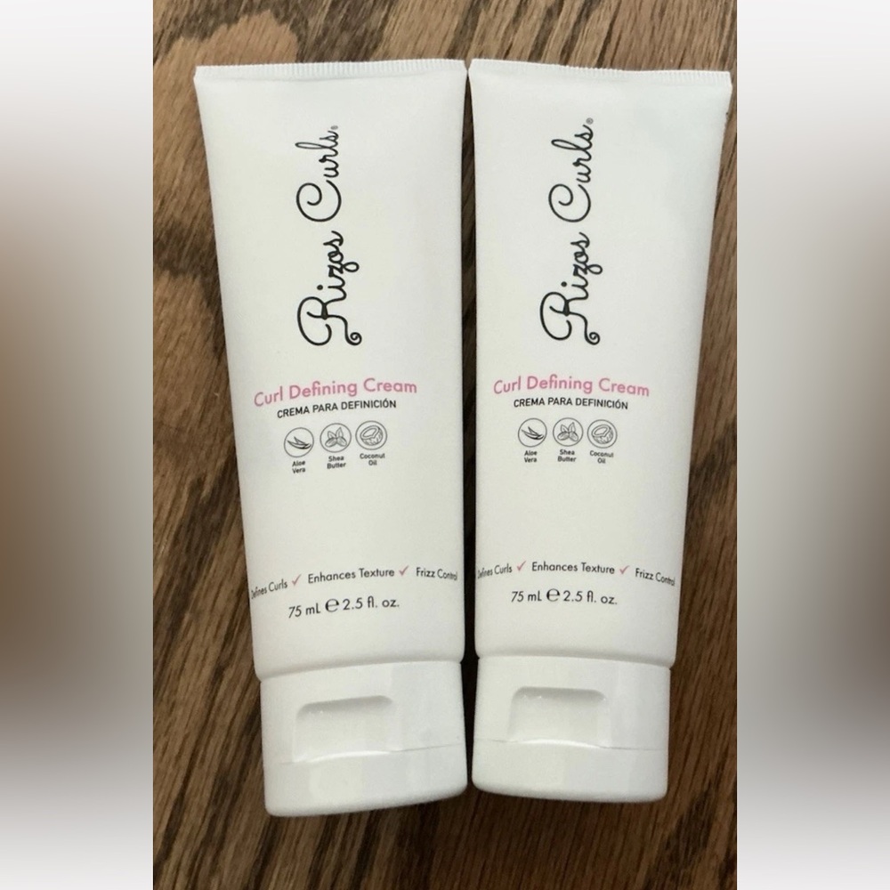 2x Rizos Curls Curl Defining Cream 2.5 fl oz/ 75 mL ea Travel Sz NEW SEALED